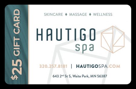 Hautigo Spa - $25 Promotional Gift Card - PROOF